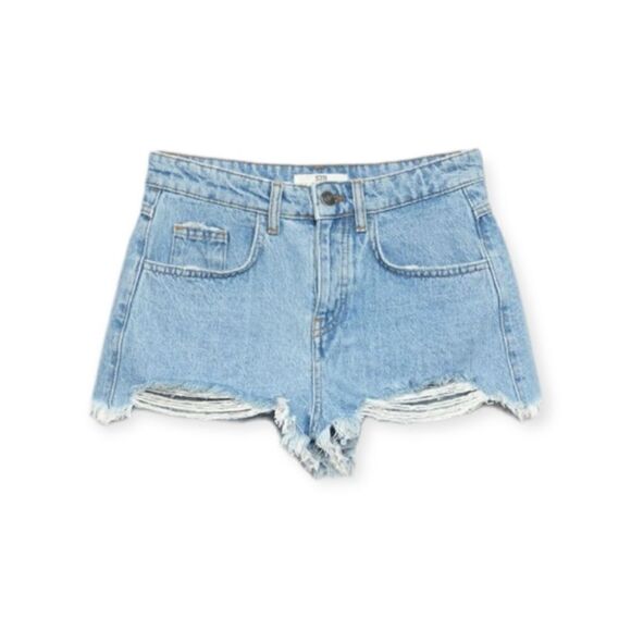 STRADIVARIUS | Blue | LOW RISE SHORT - Picture 2 of 13